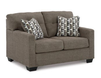 Ashley Malone Chocolate Loveseat