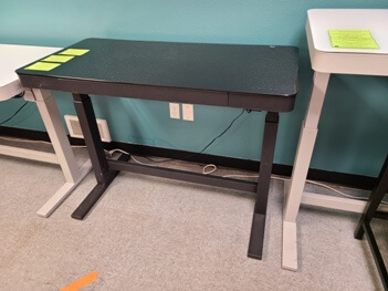 Twin Star Black 48-Inch Power Adjustable Sit/Stand Desk
