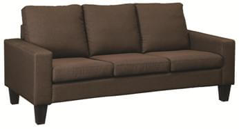 Coaster Bachman Chocolate Brown Fabric Sofa