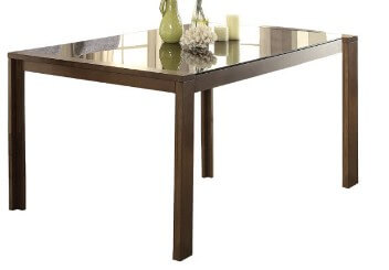 Homelegance Fielding Glass Top Dining Table (blemish)