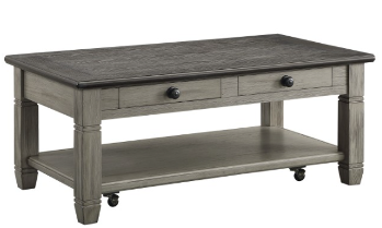 Homelegance Granby Distressed Grey Coffee Table