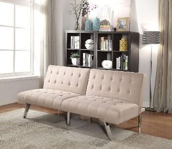 Encore Home Furnishings New Furniture Factory Seconds Acme Beige Tufted Sofa Bed