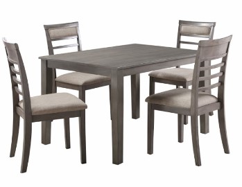 Homelegance Lovell Grey Dining Set with 4 Chairs