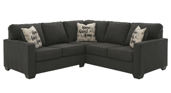 Ashley Lucerne Charcoal 2-Piece Sectional