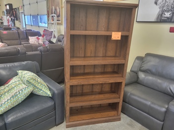Dark Brown 5-Shelf Etagere/Bookcase