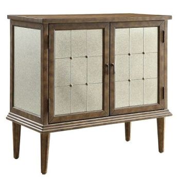 Encore Home Furnishings Search Results Top Line Champagne Finish Mirrored Wine Cabinet