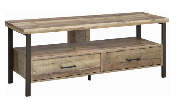 Coaster Weathered Pine 59-Inch TV Stand 