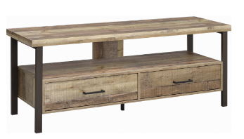 Coaster Weathered Pine 59-Inch TV Stand
