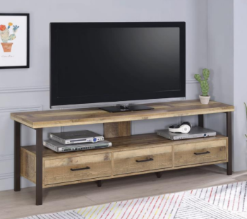Coaster Weathered Pine 71-Inch TV Stand