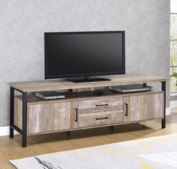 Coaster Weathered Oak 71-Inch TV Stand