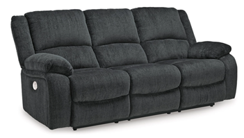 Ashley Drayson Slate Fabric Power Reclining Sofa