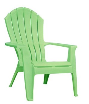 Summer Green Plastic Adirondack Chair
