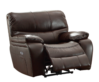 Homelegance Pecos Dark Brown Gel Match Leather Power Recliner