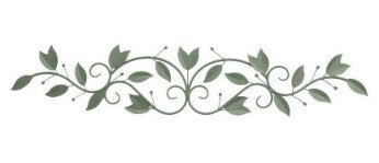 Three Hands Metal Scrolling Foliage Wall Art