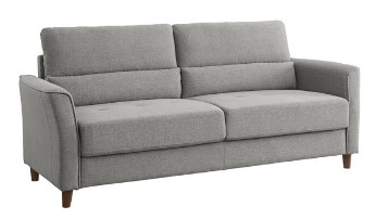 Homelegance Hinshaw Grey Fabric Sofa