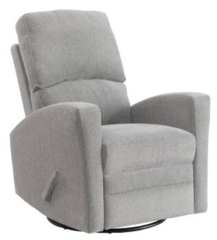 Homelegance Colrich Silver Swivel Rocker/Recliner