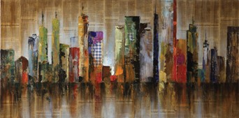 Coaster Skyline Wall Art