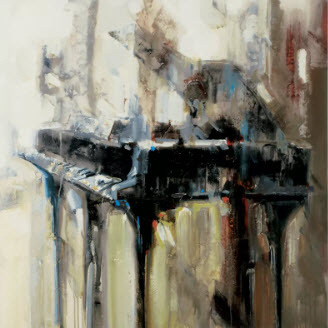 Ashley Grand Piano Wall Art Panel