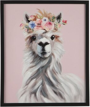 Ashley Llama Wall Art
