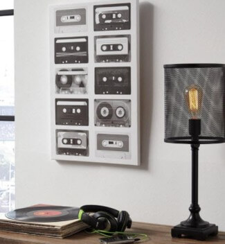 Ashley Cassette Tapes Wall Art