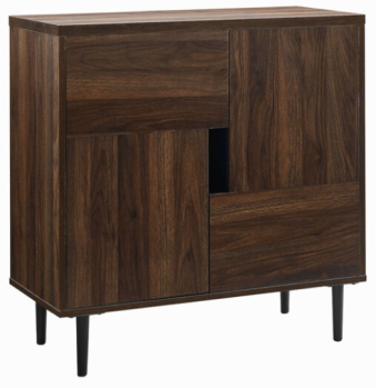 Stanley Ranger Dark Walnut Finish Console Cabinet