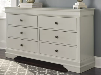 Ashley Jackson White 6-Drawer Dresser