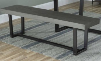 Stanley Ranger 60-Inch Grey Hardwood Bench