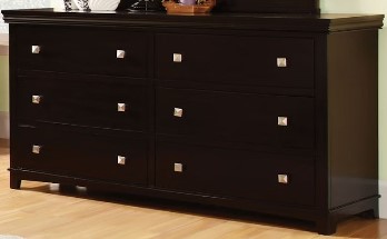 Furniture of America Jackson Cherry Finish 6-Drawer Dresser