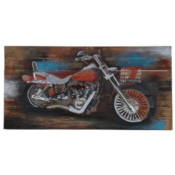Crestview Red Street Bike Wall Art