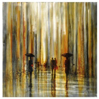 Crestview People in the Rain Wall Art
