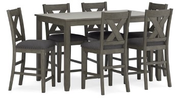 Ashley Caitlin Counter-Height Dining Set with 6 Chairs