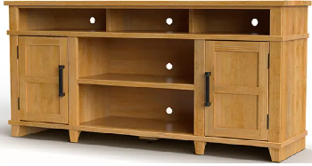 Legends Deer Valley Knotty Alder 65-Inch TV Stand