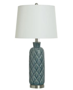 Stylecraft Blue Grey Ceramic Table Lamp