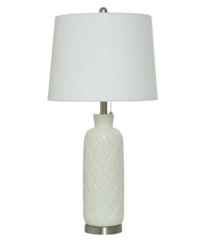 Stylecraft Ivory Ceramic Table Lamp