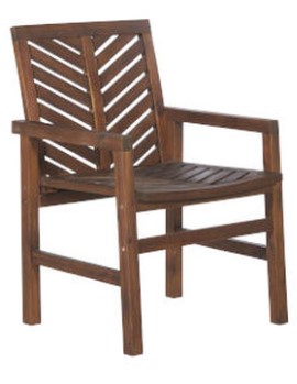 Stanley Ranger Chevron Dark Brown Outdoor Chair