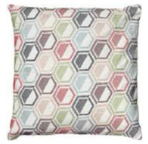 Rizzy Multicolored Hexagonals Throw Pillows (set of 2)