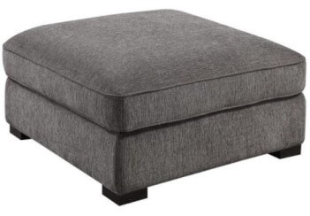 Emerald Repose Charcoal Ottoman