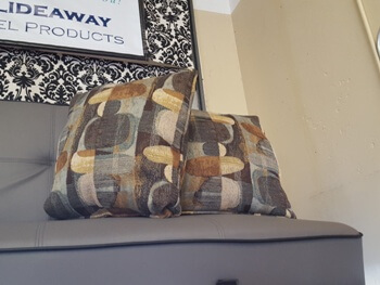 Earth Tones Abstract Circles Throw Pillows (set of 2)
