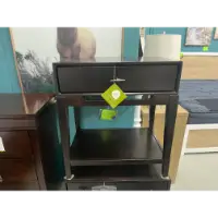 Addelyn Mahogany Finish 1-Drawer Nightstand