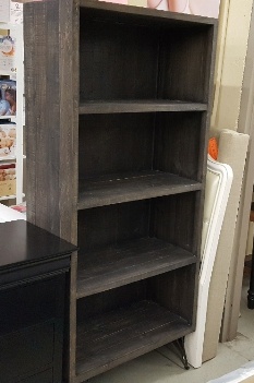 Modus Archer Rustic Charcoal Bookcase