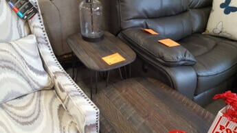Modus Archer Rustic Charcoal End Table