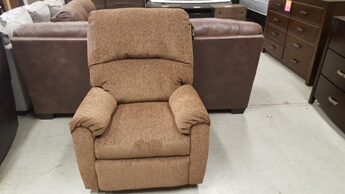 Ashley Bladen Brown Tweed Recliner