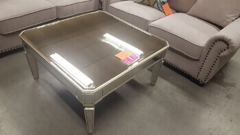 Bassett Square Mirrored Coffee Table (blemish)