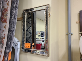 Glass Beaded Wall Mirror