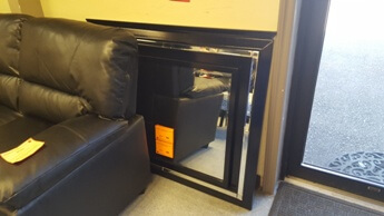 Homelegance Allura Black Mirror with LED Lighting