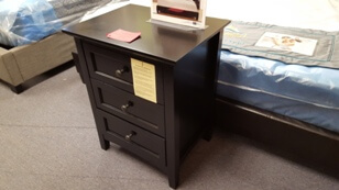 Modus Paragon Black 2-Drawer Nightstand