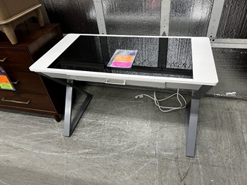 White & Black Gaming Desk (blemished)