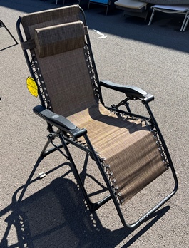 Brown Zero-Gravity Outdoor Recliner (blemish)