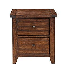 Modus Cally Rustic Mocha 2-Drawer Nightstand