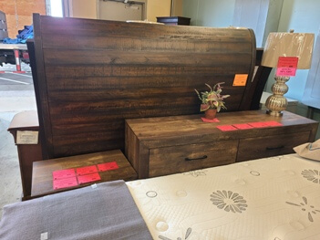 Modus Cally Rustic Mocha Queen Headboard